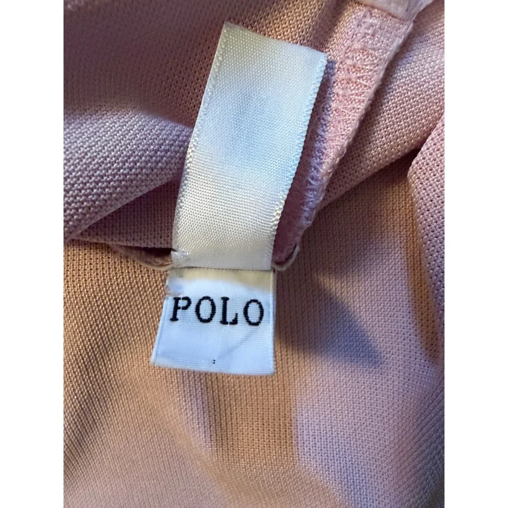 Polo Ralph Lauren Performance Mens Large Pink Short Sleeve Golf Polo Shirt L